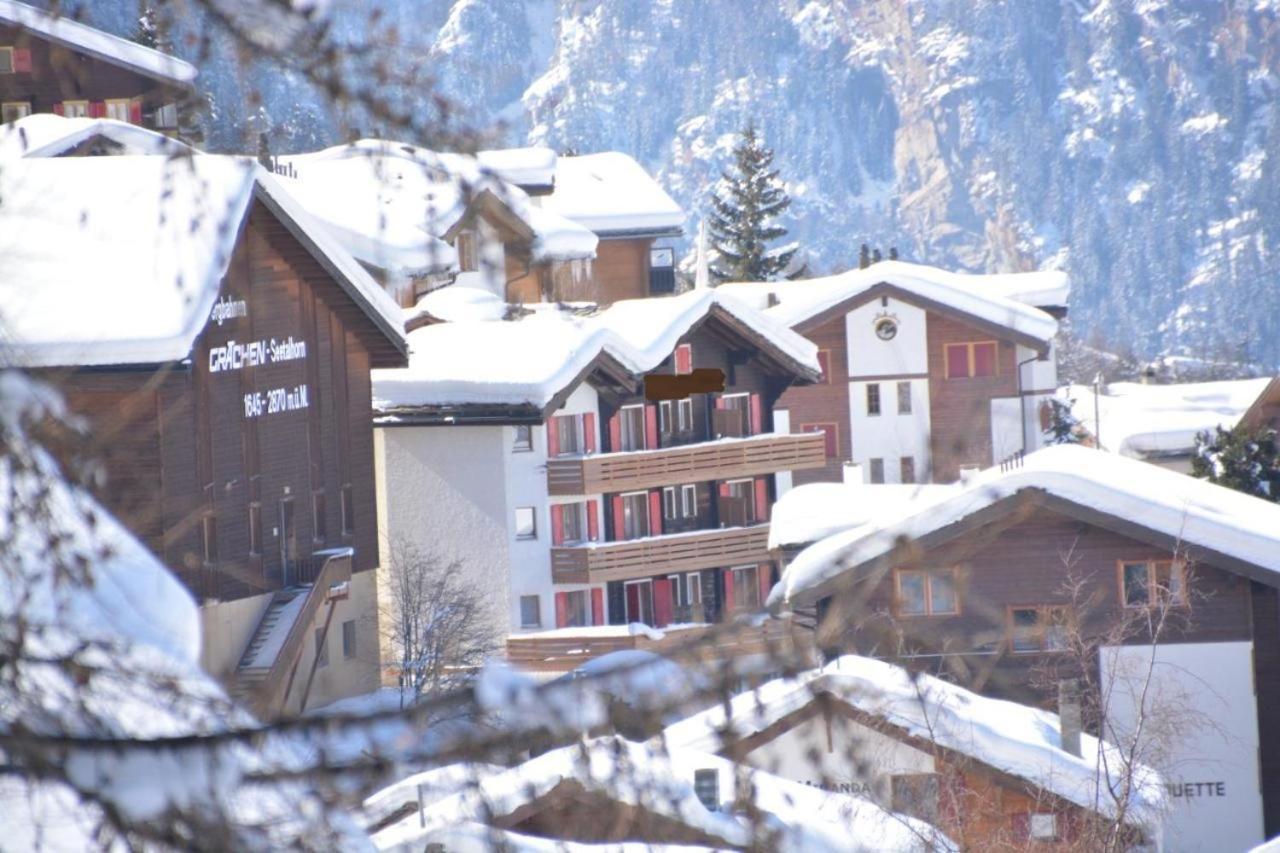 Hotel Alpina Grächen Exterior foto